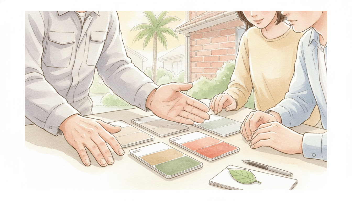 外壁材との相性と地域条件による塗料選び
