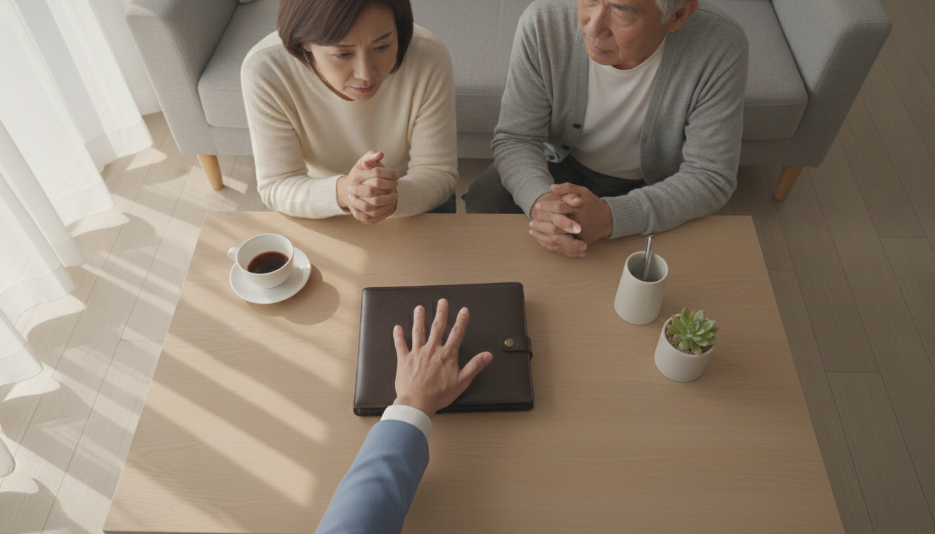 その場で契約させる営業