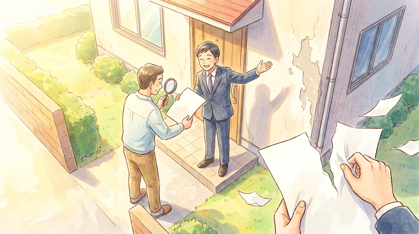 訪問販売の外壁塗装は信頼できる？見抜き方と契約解除の方法